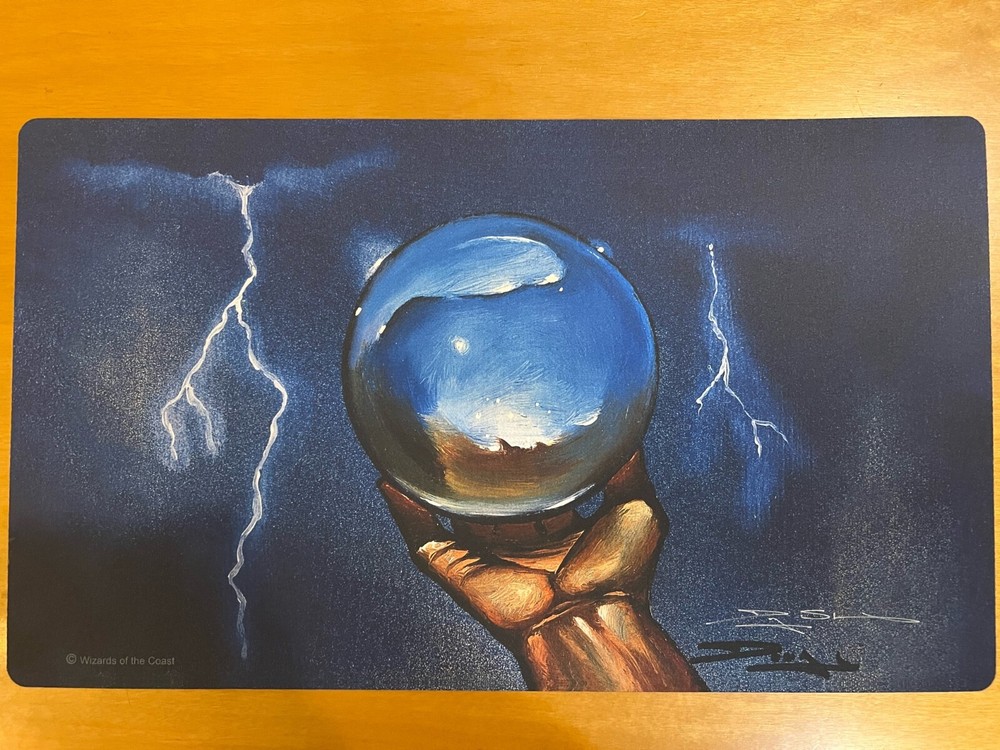 ICY MANIPULATOR PLAYMAT NEW MAGIC THE GATHERING MTG HAND SIGNED DOUGLAS SCHULER