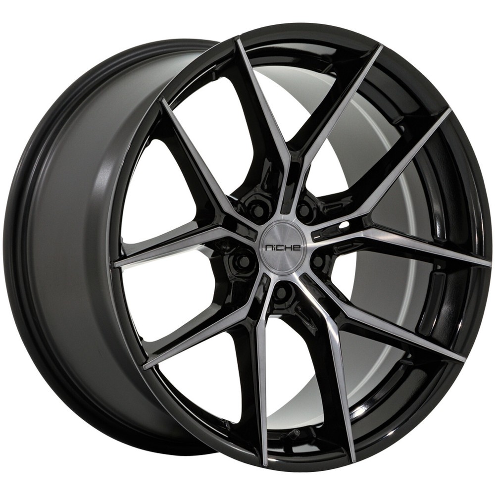 Ruedas 20x10,5 +38 Nicho NC279 Prodigy 5 5x120 Negro Brillante Tinte Oscuro (Juego de 4)