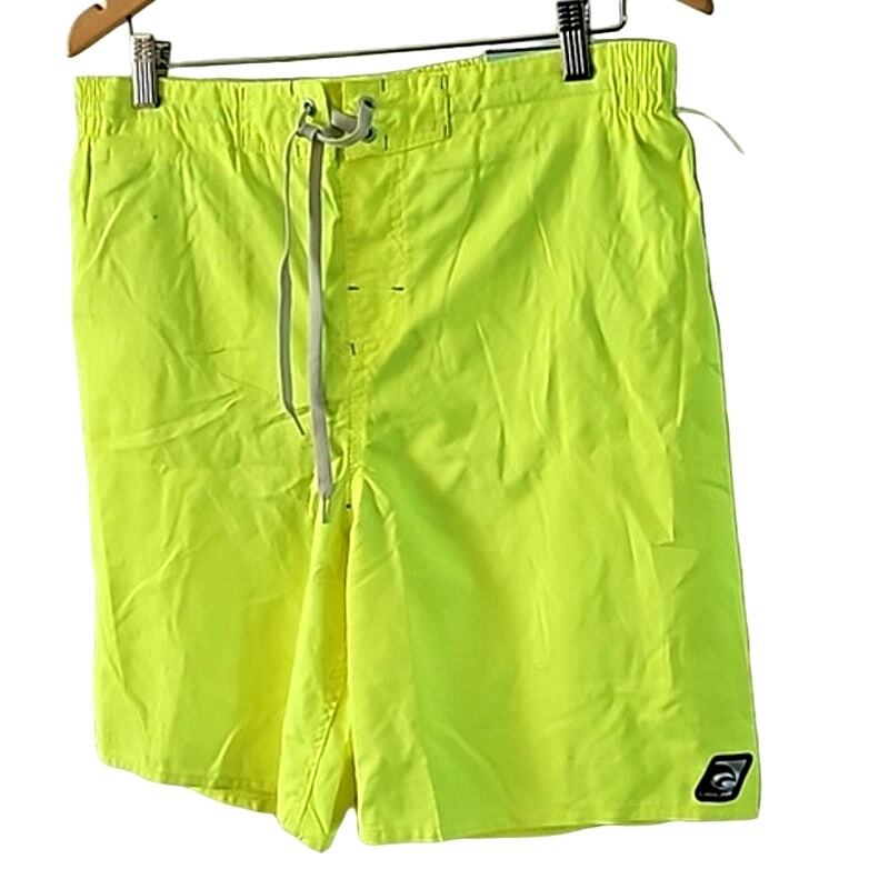 Laguna Men's Lightweight Swim Trunks - Neon Yellow - Size XL