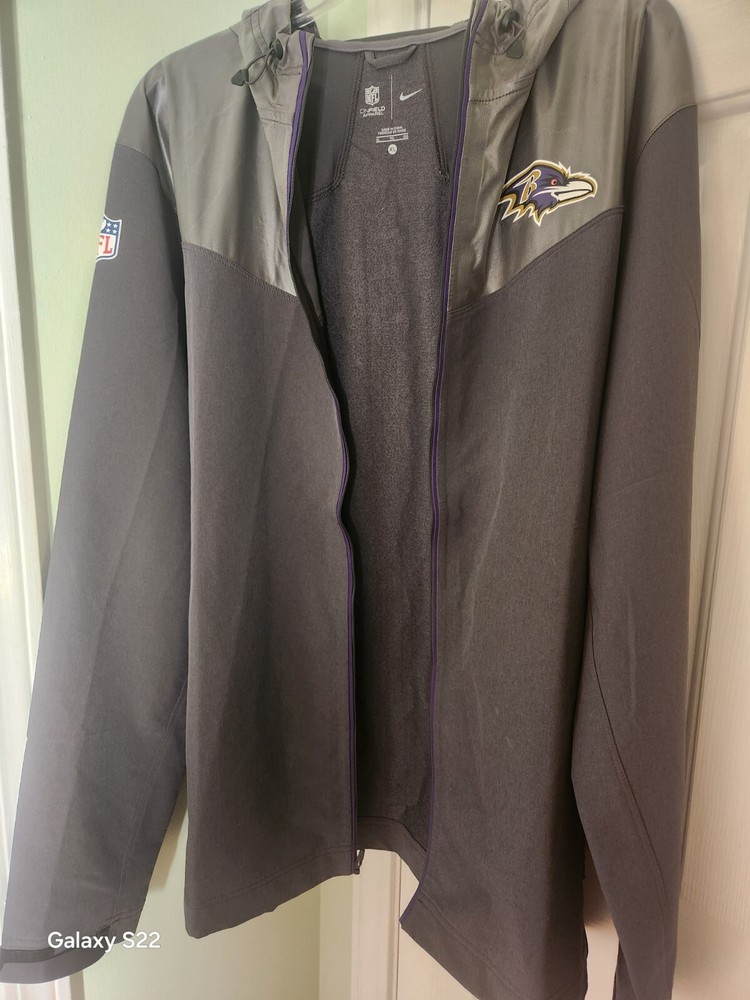 Baltimore Ravens Nike rain jacket with hood