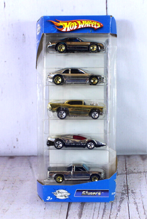 Hot Wheels 2004 G6917 Shiners Super 5-Car Set 1:64 Die Cast New
