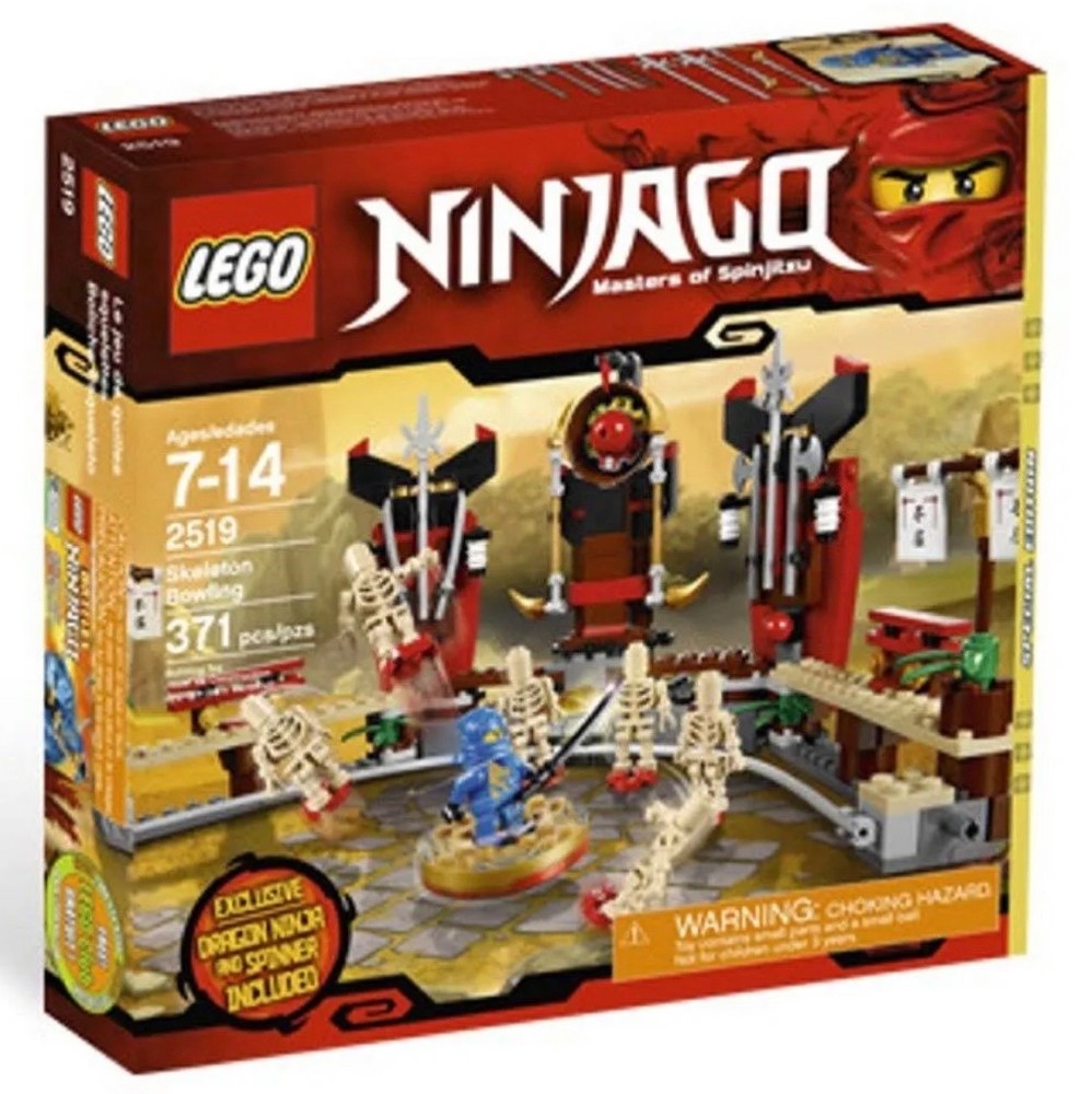 LEGO Ninjago 2519 Skeleton Bowling Masters of Spinjitzu Jay DX Rare Retired Set
