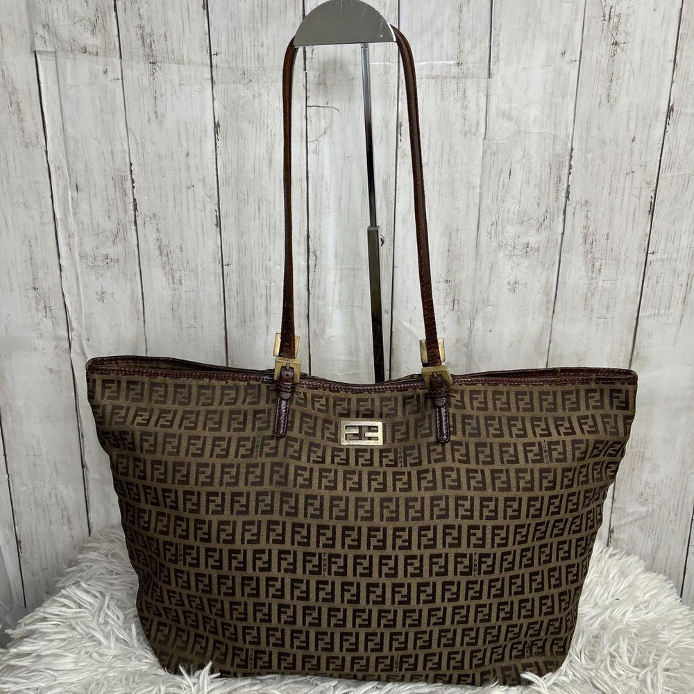 Fendi Mamma Bucket Zucchino Zucca Tote Bag Preowned