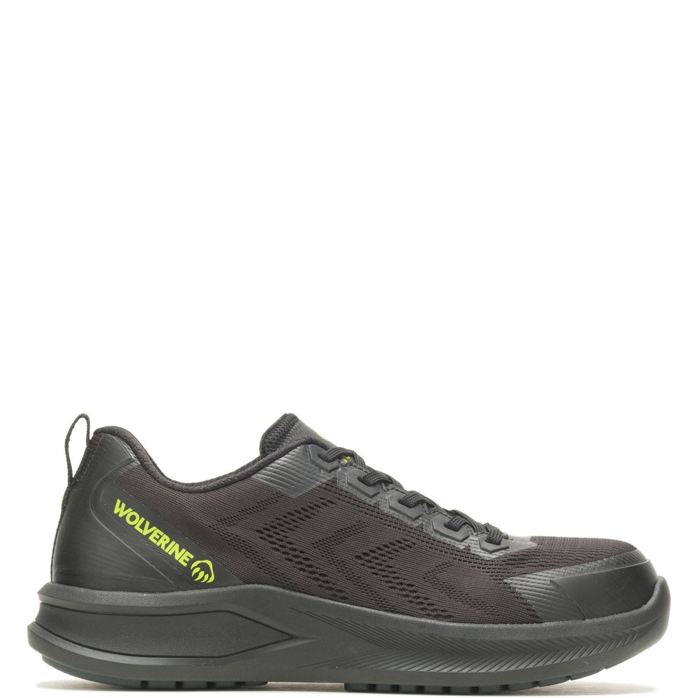 Wolverine Bolt Knit DS DuraSpring CarbonMax Wide Work Shoes Mens Black Size 8