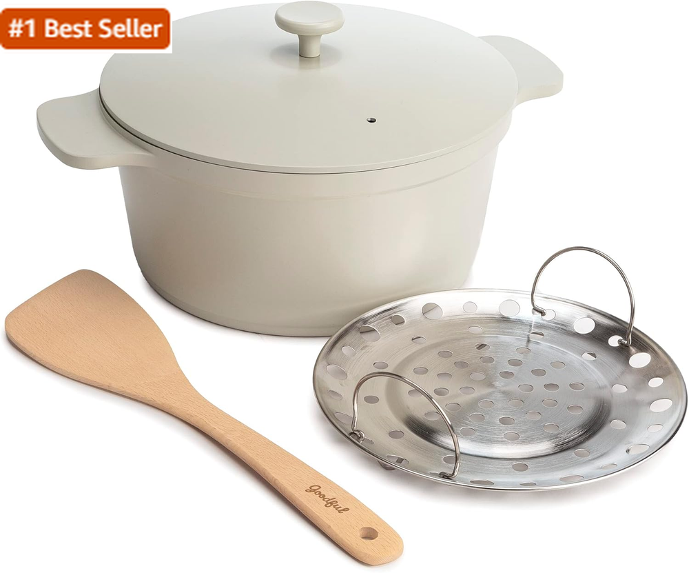 Goodful Multilayer Nonstick Cast Dutch Oven All-In-One Pot