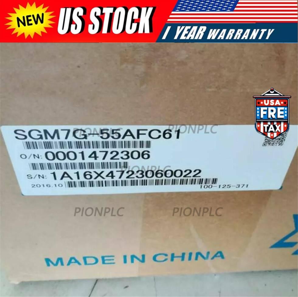 Yaskawa SGM7G-55AFC61 Servo Motor 1PC New Expedited Shipping SGM7G55AFC61