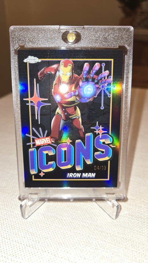 2025 Topps Chrome Marvel Marvel Icons Iron Man /10 SSP