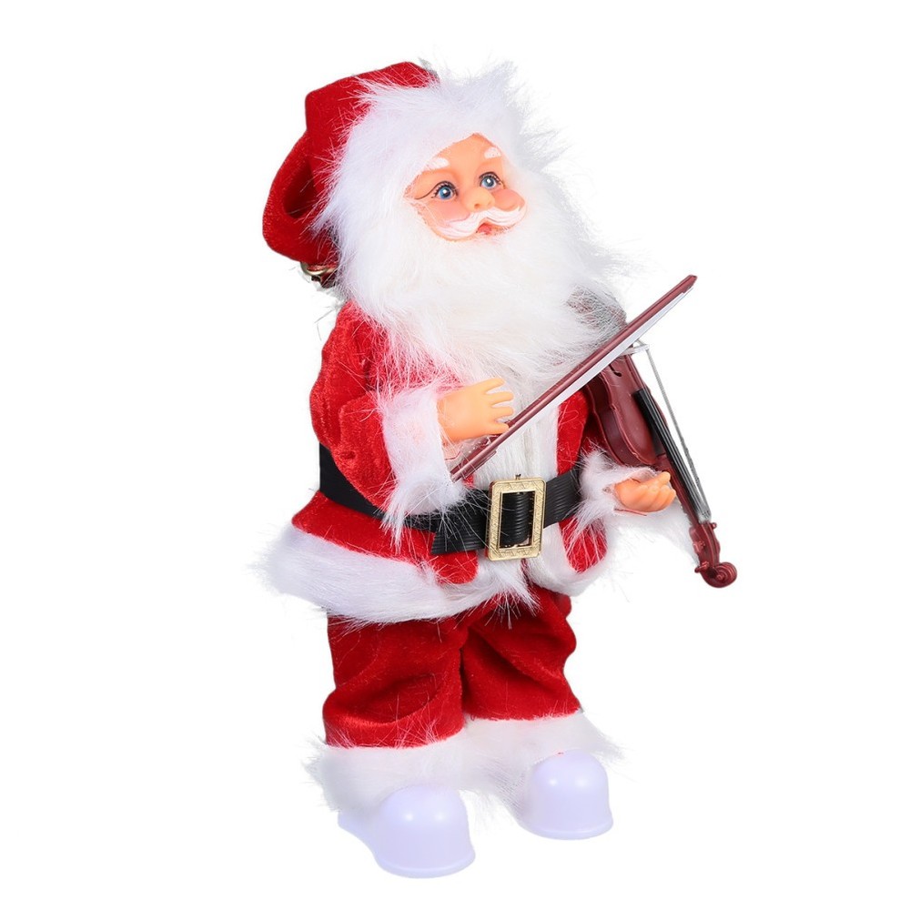Electric Santa Claus Toy Christmas Musical Decorations Santas Dolls