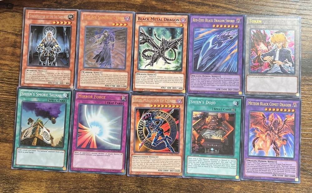 YuGiOh 10-Card Mixed Lot 1st Edition Limited #7