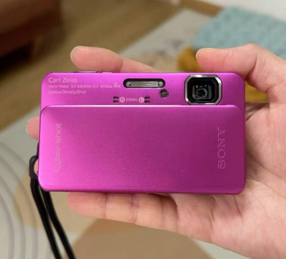 SONY Cyber Shot DSC-TX10 16.2MP Digital Camera Pink English