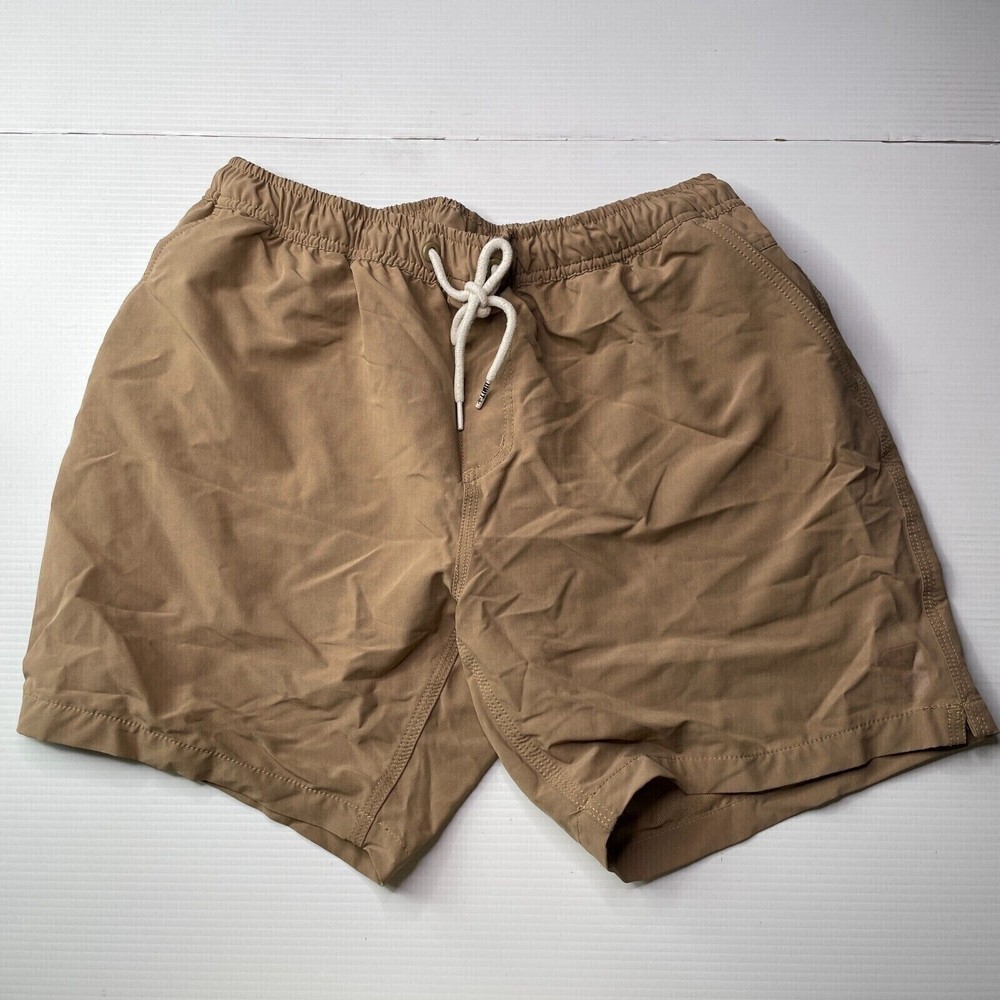Unit Casual Beach Shorts Mens Size 36 Waist Beige Casual Style Summer Swim Fit