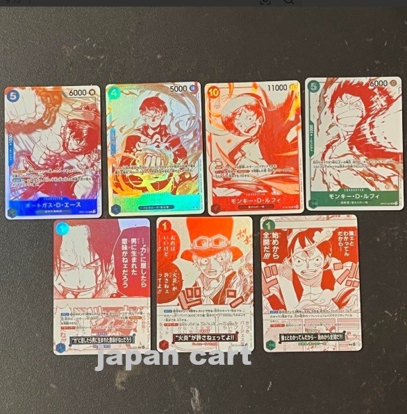 ONE PIECE Card Game 3rd Anniversary Campaign Promo Card Complete Set 7 card