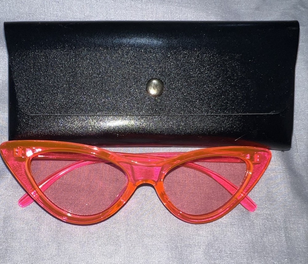 Carlotta Interna Pink Cat Eye Sunglasses With Case  For Women