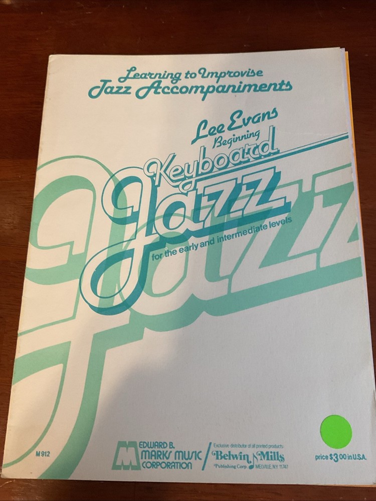 LEE EVANS - JAZZ, Lot Of 8 Books