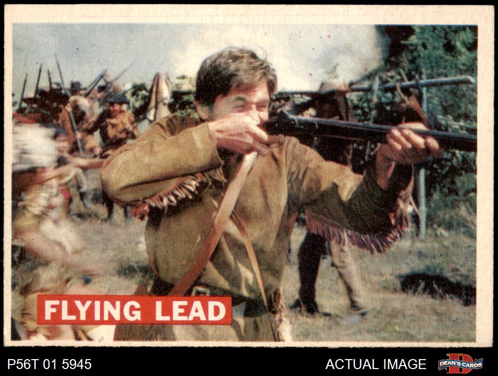 1956 Topps Davy Crockett Orange Back #12 Flying Lead  5 - EX