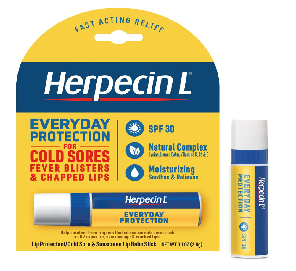 Herpecin L Lip Balm SPF 30 with Lysine 0.1 Oz Moisturizing Protection