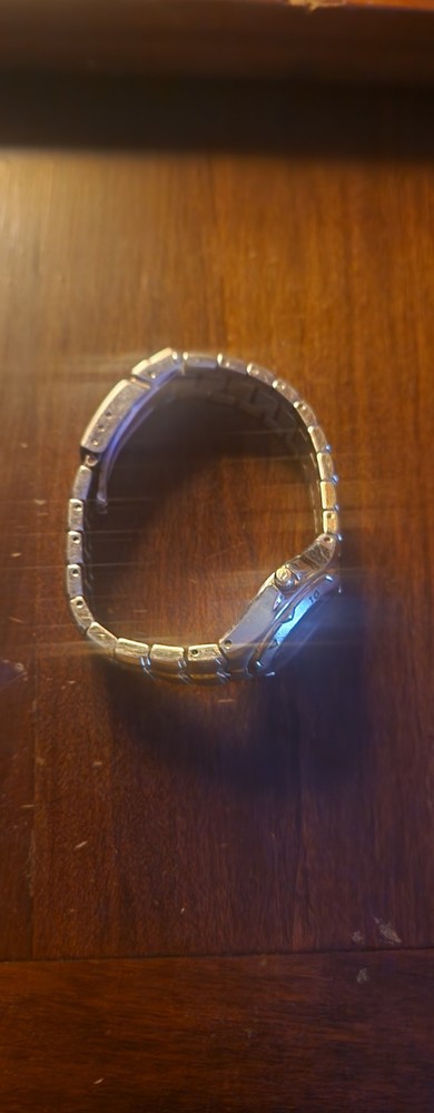 Bulova Ladies Black Mother of Pearl Marine Star Diamond Watch Needs Battery