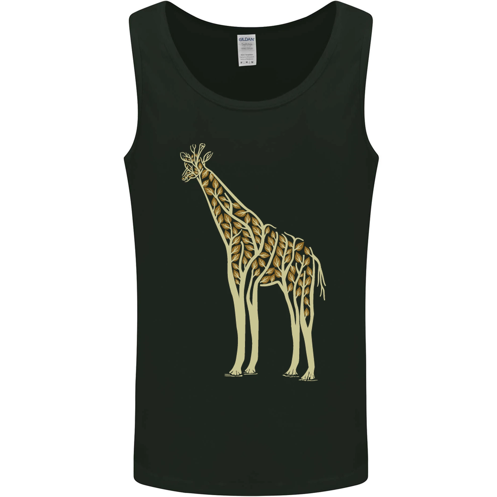 Giraffe Ecology Mens Vest Tank Top