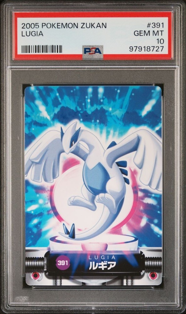 PSA 10 GEM MINT Lugia #391 Pokémon Carddass Zukan Advanced Gen Bandai POP 2 Rare