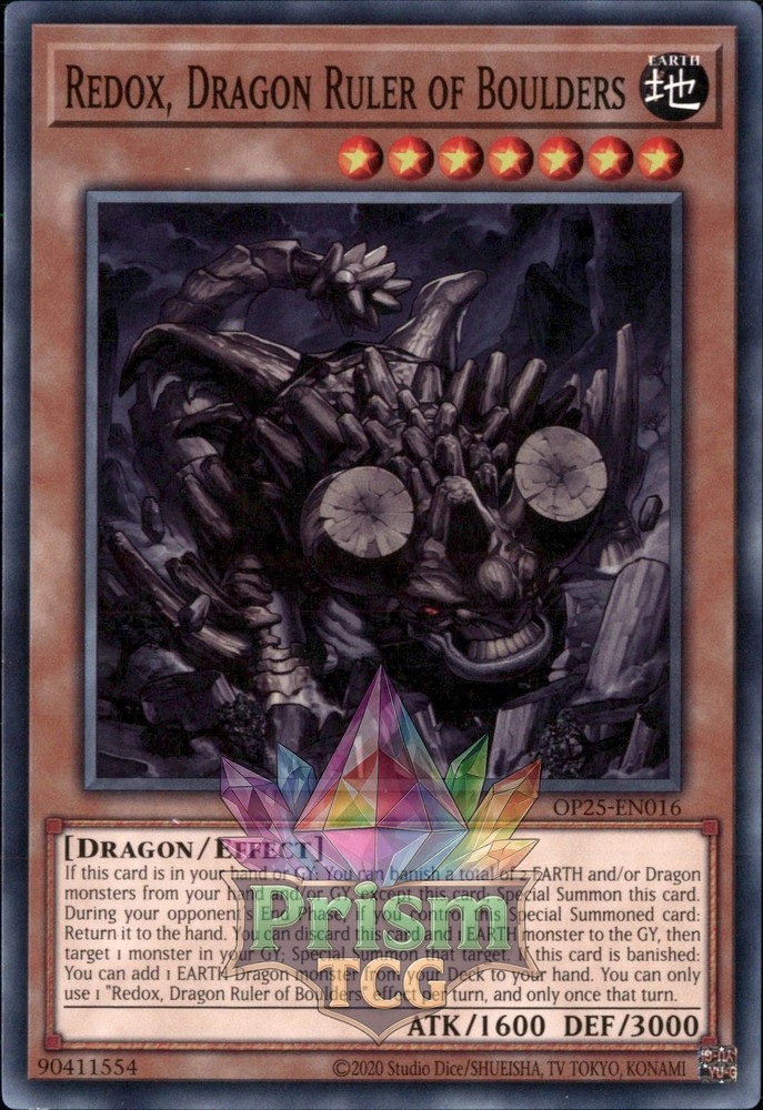 Redox, Dragon Ruler of Boulders OP25-EN016 Yugioh