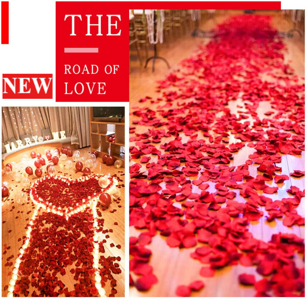 2*1000PCs Flower Petals Proposal Decorations Romantic Wedding Party Decorate,NEW