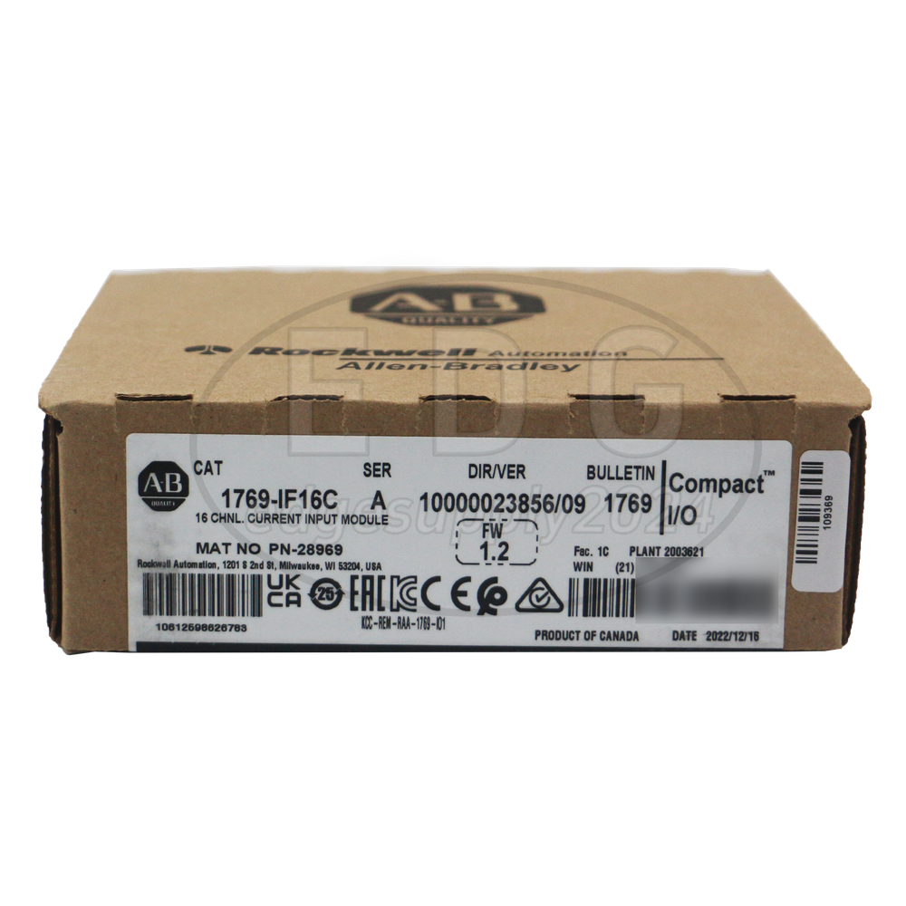 1769-IF16C Allen Bradley CompactLogix 16 Pt A/I Current Module