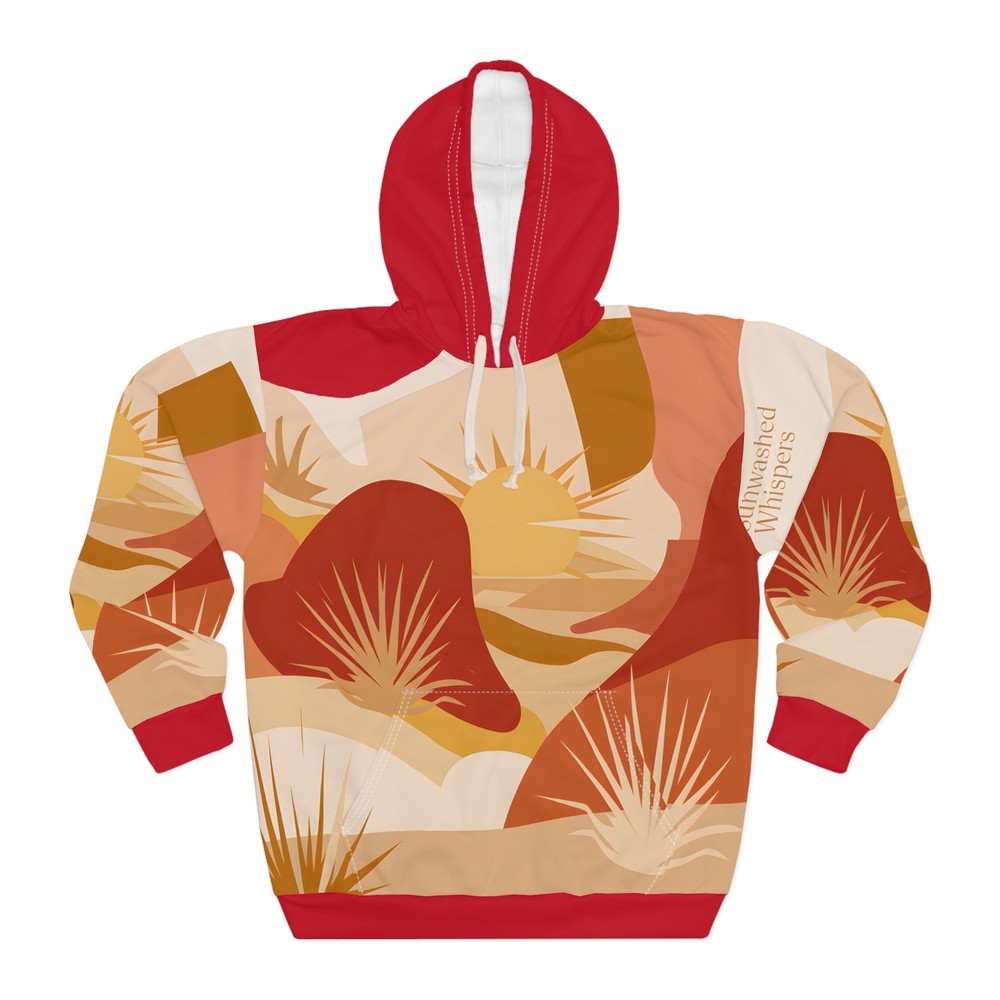 Sunwashed Whispers Art All Over Print Hoodie Outdoor Travel Apparel Nature