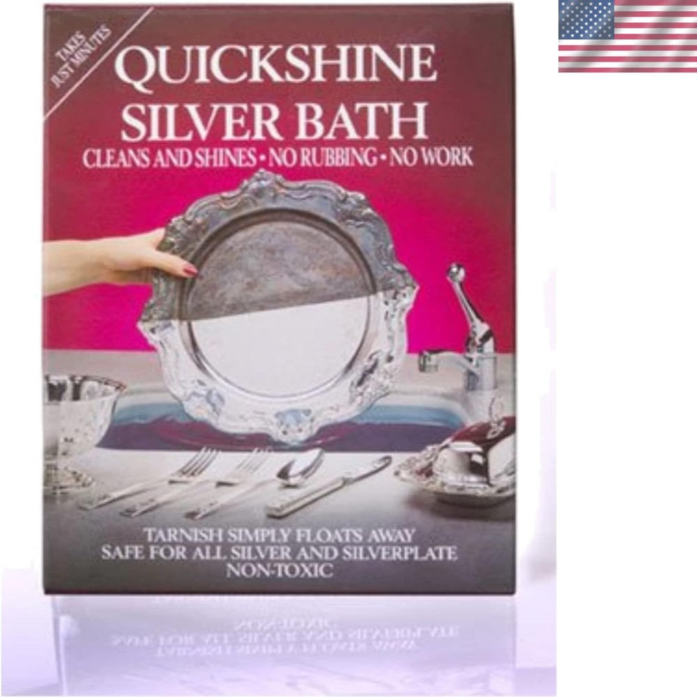 Elevate Your Decor with Odorless Silver Clean and Shine Bath - Sparkling Shine