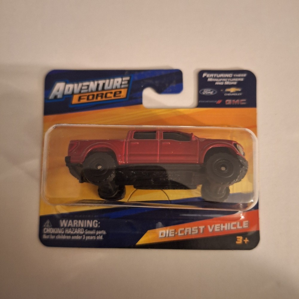 ADVENTURE FORCE Diecast Maisto Red Ford F-150 Raptor Crewcab pickup truck NIP