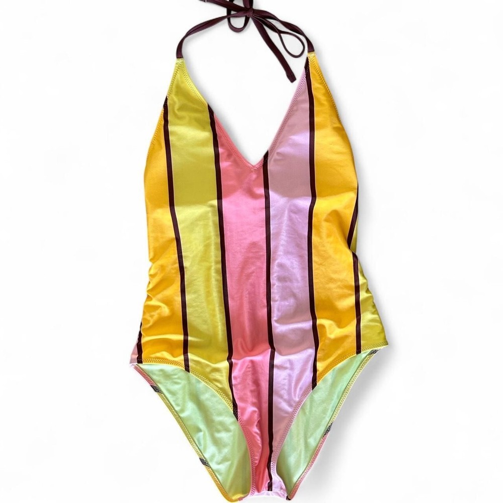 Aerie Multicoloured Cheeky One Piece Swimsuit - Size M