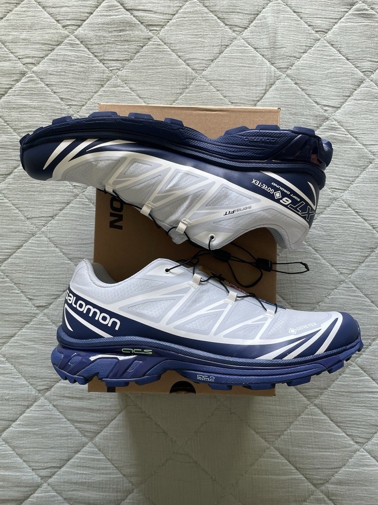 Size 13 - Salomon XT-6 GORE-TEX Heather Blue Print
