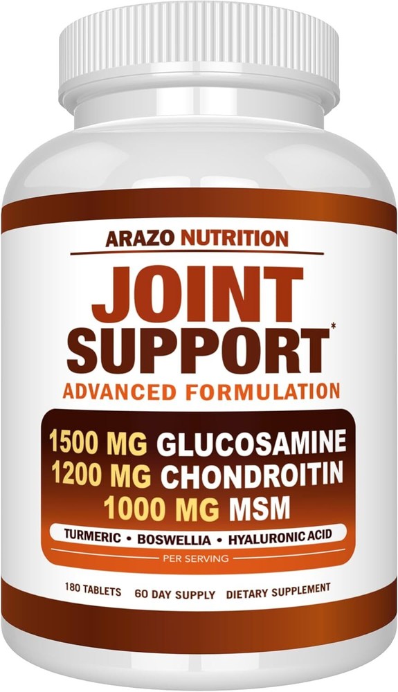Arazo Nutrition Glucosamine Chondroitin Turmeric Msm Boswellia - Joint...