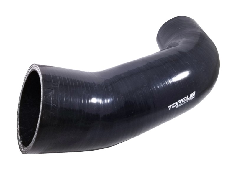 Torque Solution Turbo Inlet Hose Black: Fits 2015+ VW Golf/GTI/Golf R (MK7) /