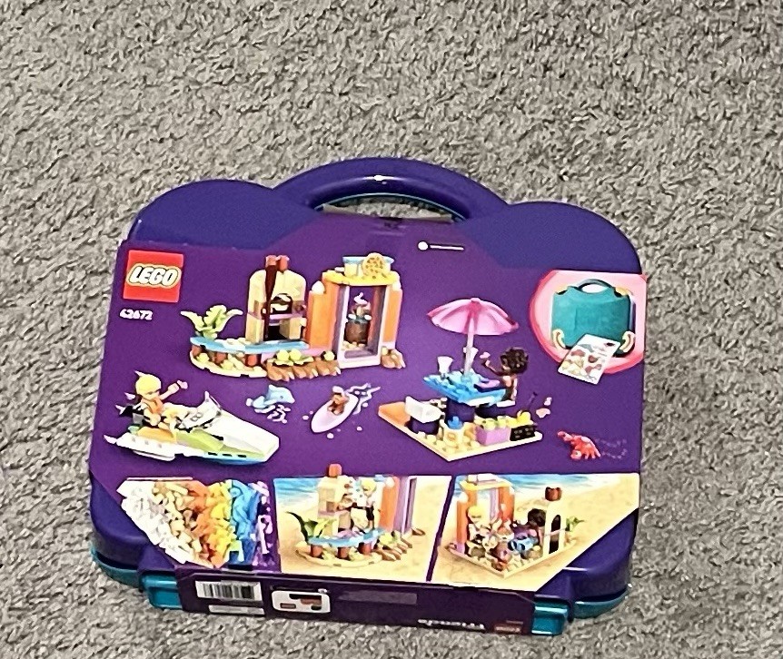 LEGO Friends Creative Beach and Travel Suitcase Pretend Play Building Set 42672
