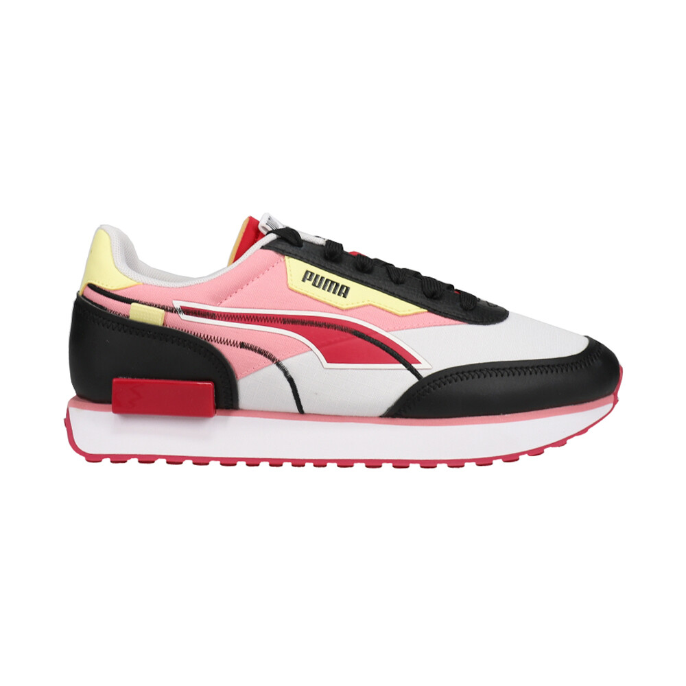Puma Future Rider Twofold  Youth Girls Pink, White Sneakers Casual Shoes 382031-