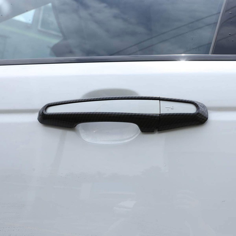 For Land Rover Range Rover & Discovery ABS Carbon Car Exterior Door Handle Trim