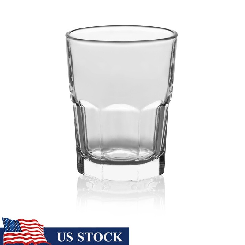 16-Piece Clear Drinkware Set - Dishwasher Safe Rocks Glasses for Parties & Coolers