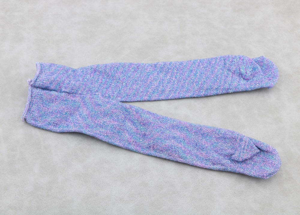 American Girl Multicolored sparkle-knit tights for 18'' doll Isabel Year outfit