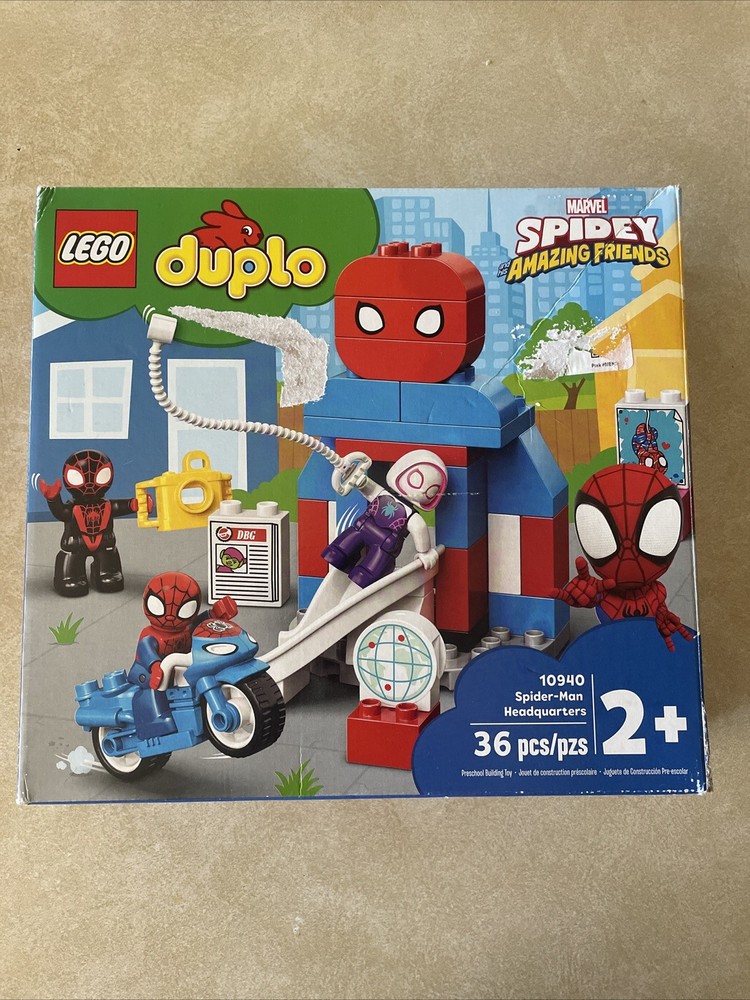 LEGO DUPLO 10940 Spidey Amazing Friends 36pcs MISSING SpiderMan Figure EXC