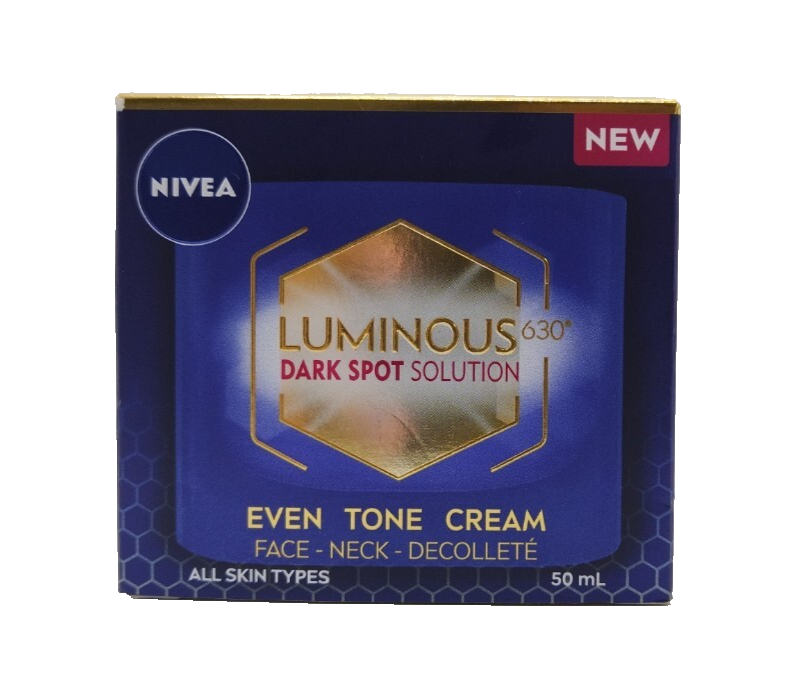 NEW! NIVEA Luminous 630 Dark Spot Solution Even Tone & Brightening 50ml