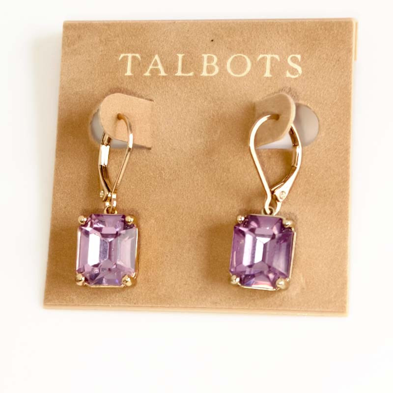 Talbots Minimalist Square Drop Earrings for Women - Chic Party & Vacation Jewelry