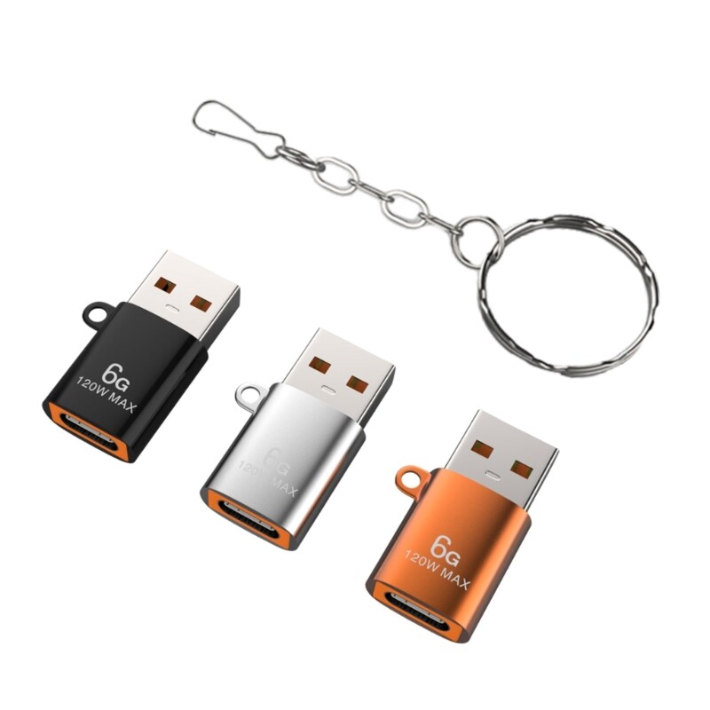 USB A to USB C Adapter Female Converter for Laptops and Smartphones