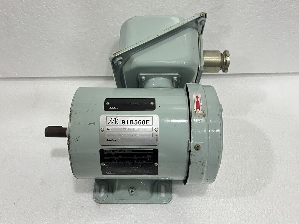 NIDEC 3-PHASE INDUCTION MOTOR 91B560E