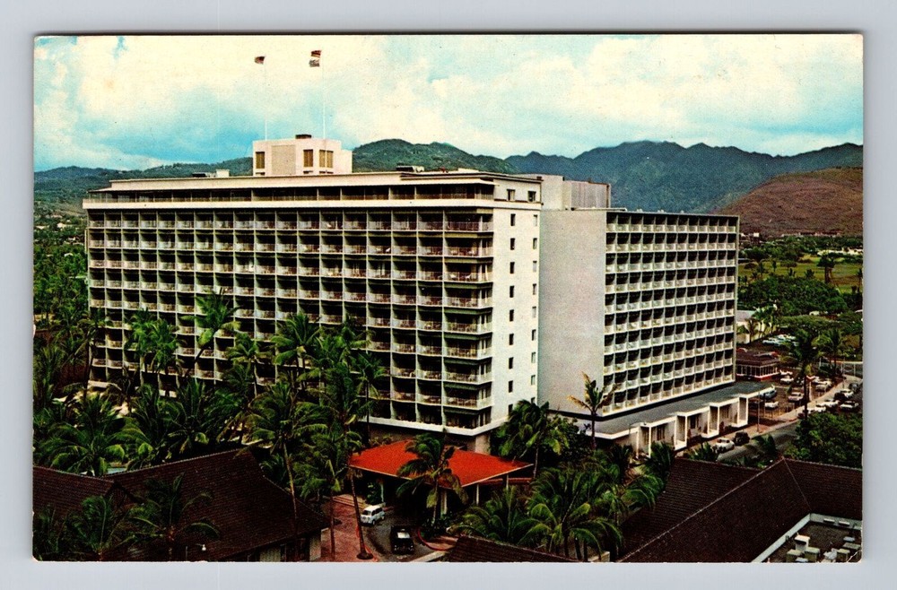 Waikiki HI-Hawaii, Princess Kaiulani Hotel, Advertise, Vintage c1965 Postcard