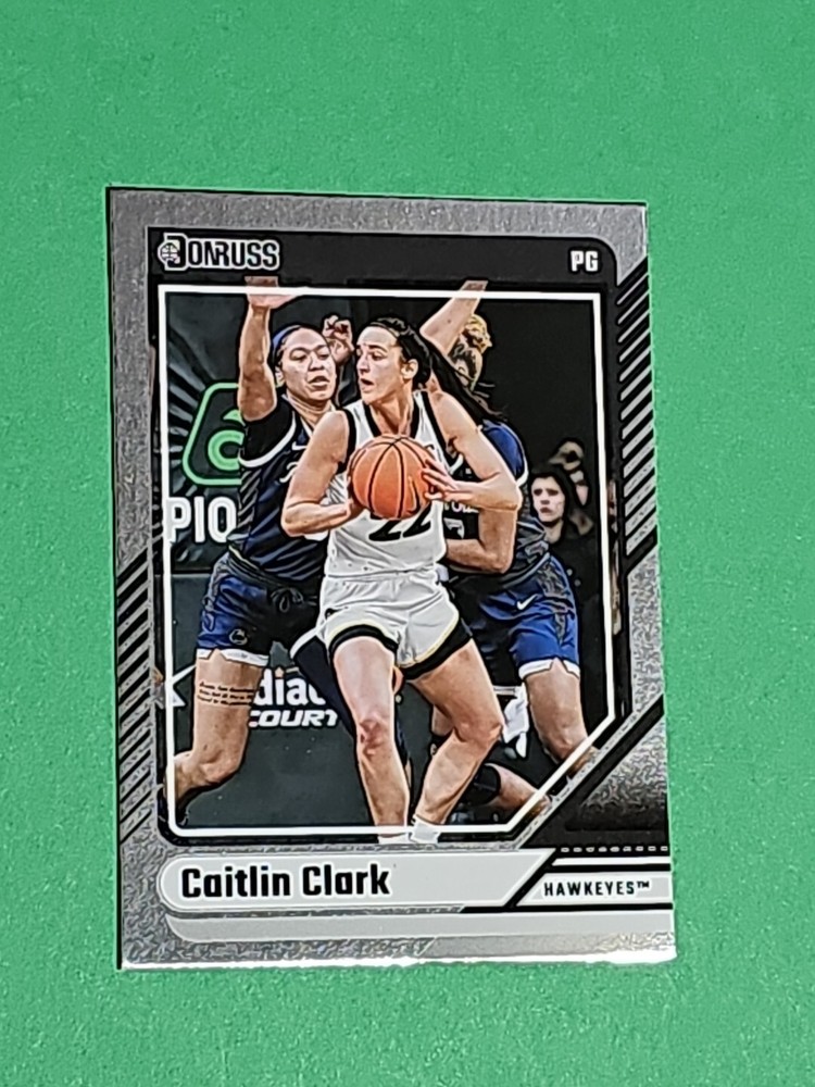 💎 Rare 2024 Caitlin Clark RC Panini Donruss Exclusive Chrome Foil  Card # 10 💎