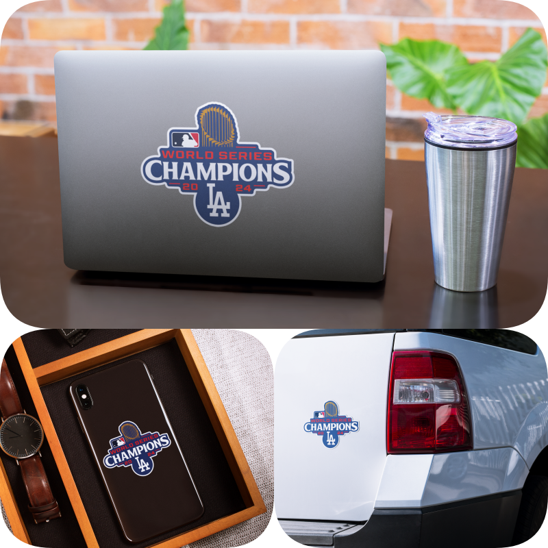 2024 World Series Champions LA Dodgers Vinyl Car Sticker Decal