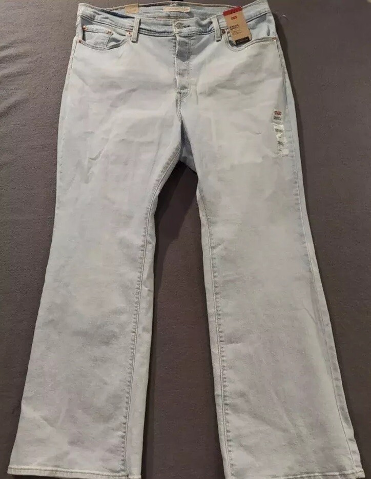 Levi's Women's 22W Blue Ribcage Bootcut Stretch Denim Jeans NWT