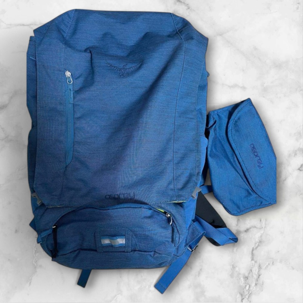 Osprey Pixel Blue Backpack with Adjustable Straps and Large Capacity Pre-Owned