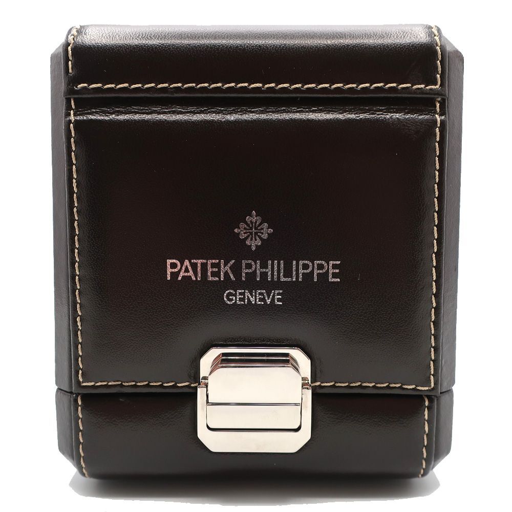 Patek Philippe Brown Leather Automatic Watch Winder Box Battery Powered #699