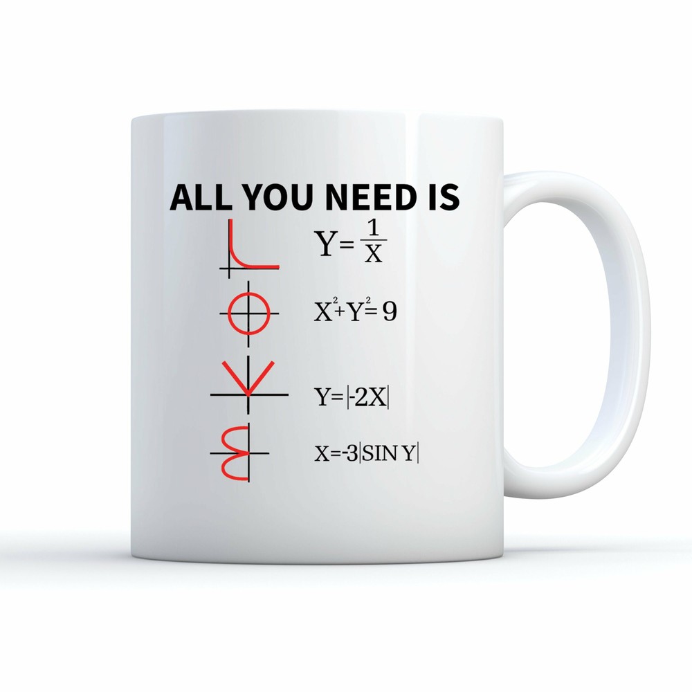 Math Mug All You Need Is Love Funny Math Gift Math Coffee Mug Math Teacher Gift